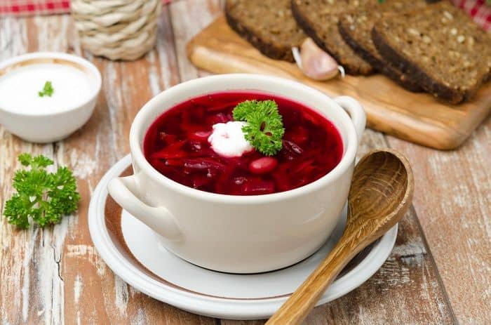 Súp củ cải đỏ Borscht